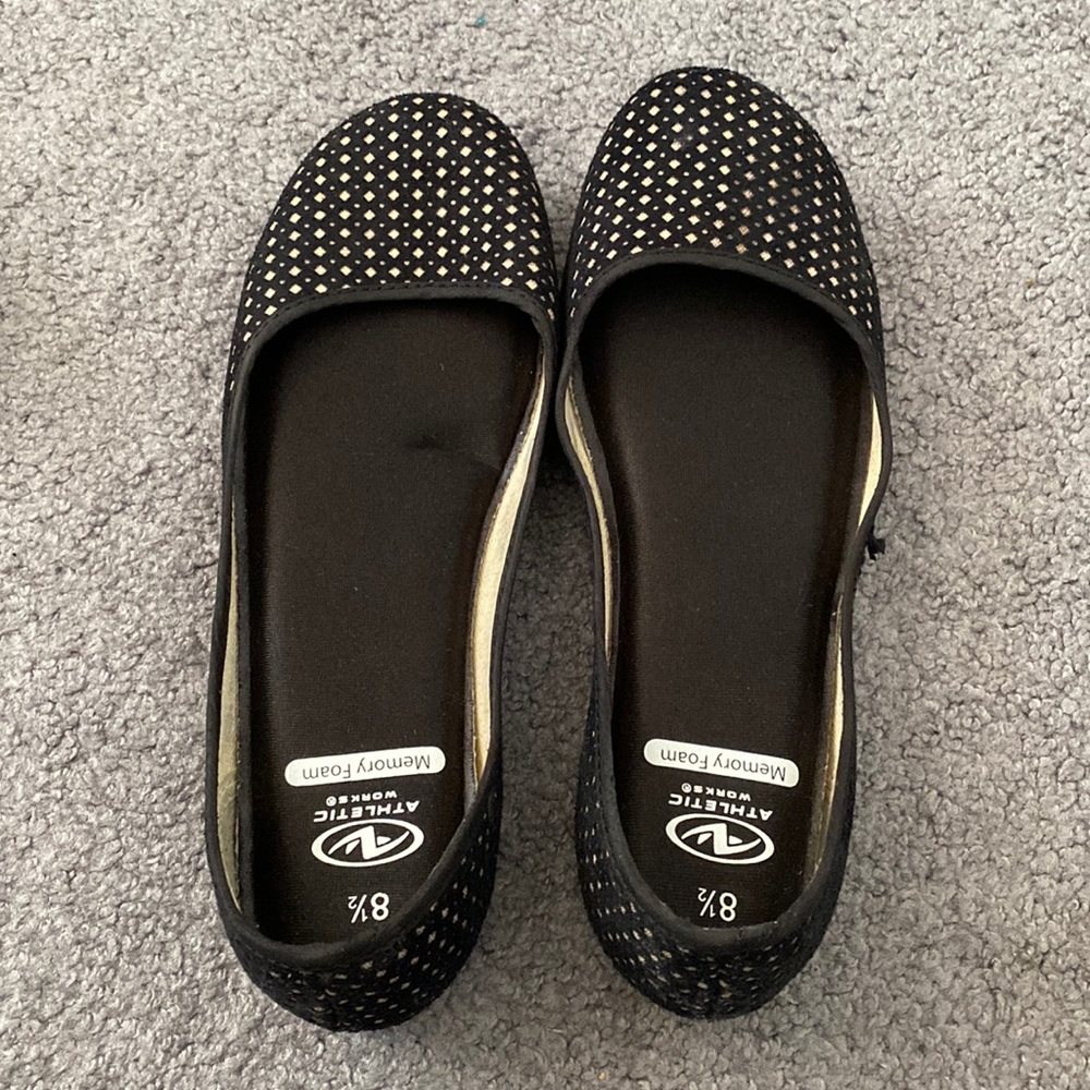 Black Women Flat Shoe 8